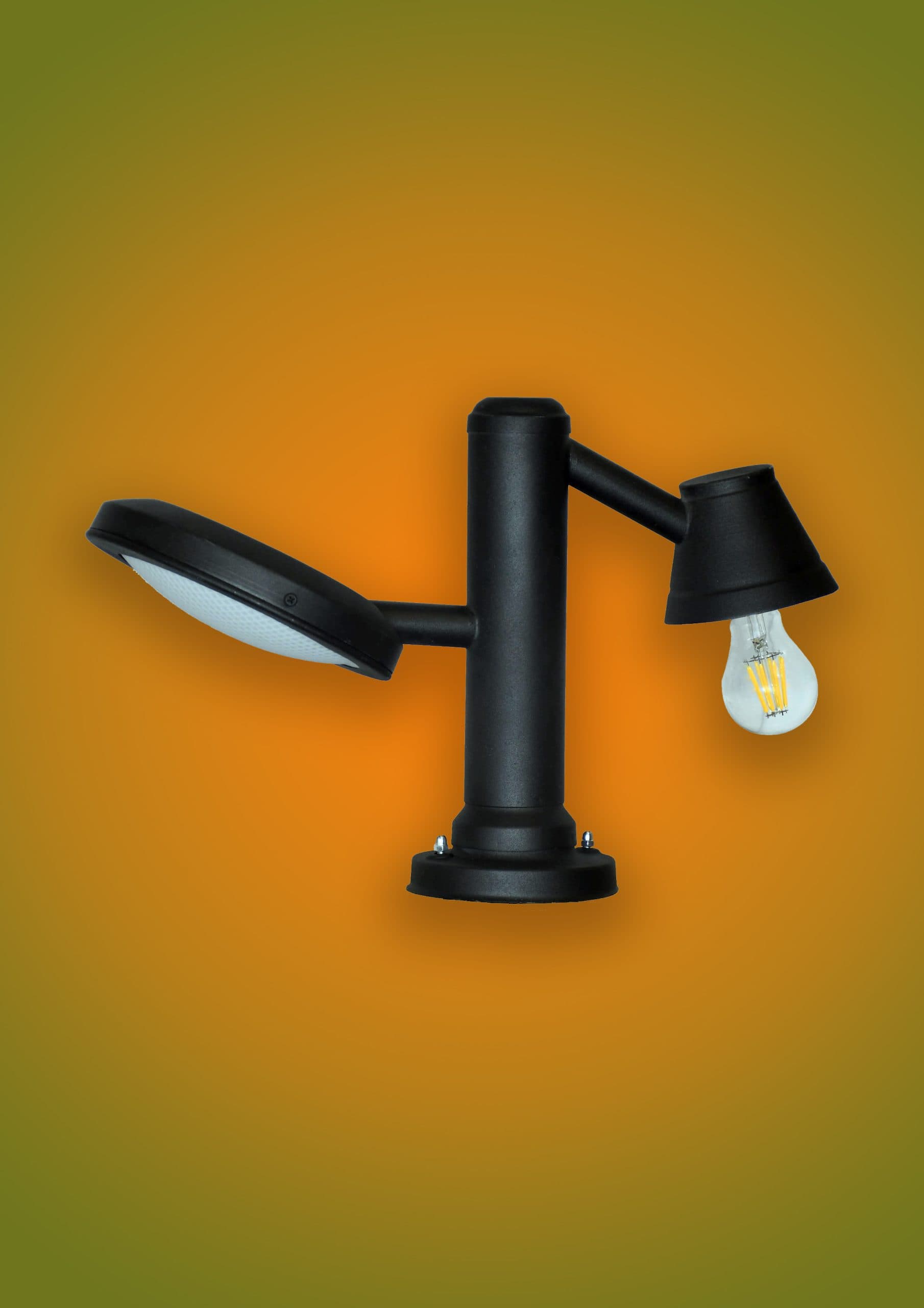 Double flame decorative lamp