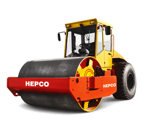HEPCO Smooth Drum Vibratory Roller - Asphalt & Base Layer Compaction