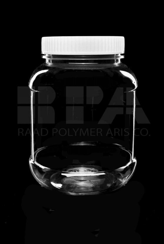 Round Labelled Jar, Neck 90 - 1400 cc