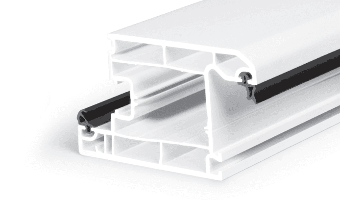 inside opening door sash profile 60mm