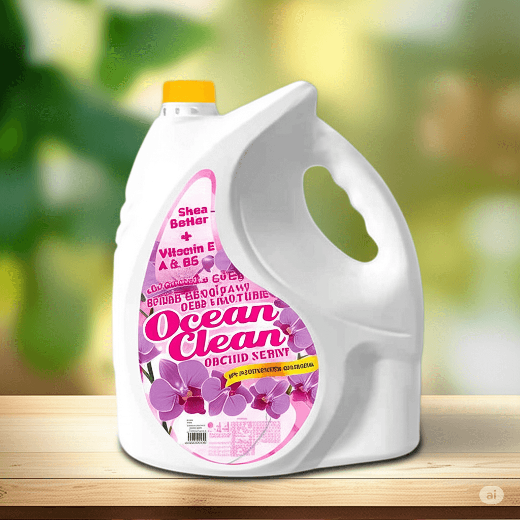 Ocean Clean Orchid Body Wash  Shea Butter & Vitamins E+A+B5 (4L Gallon)