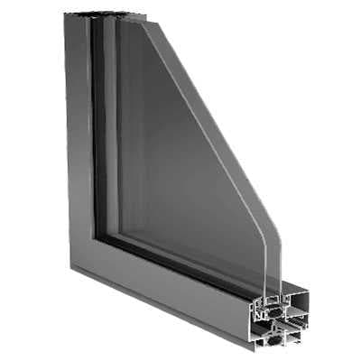  EPDM insulation Thermal Aluminum Profile window