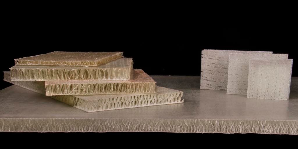 TriAxisPanel 3D Fiberglass Reinforced Composite Sandwich Panel