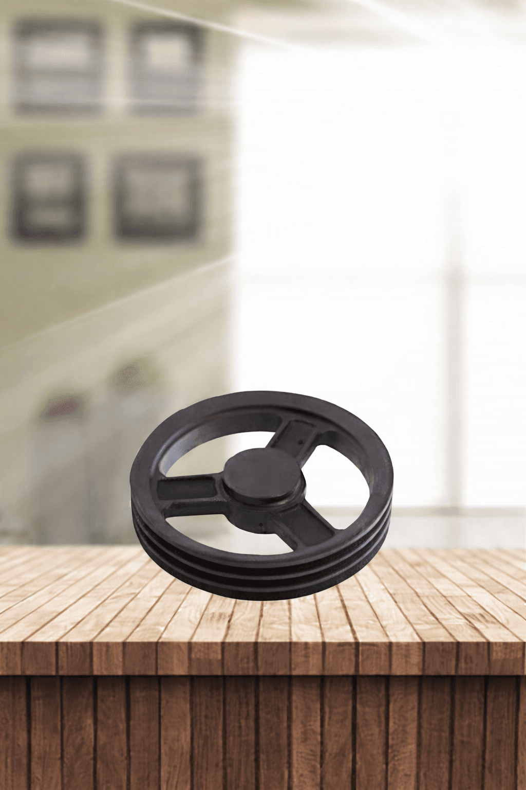  Cast Iron V-Belt Pulley, Single Groove SPA, 80 mm Diameter