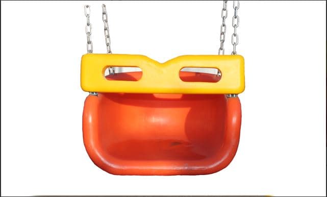 Polyethylene swing chair with protector