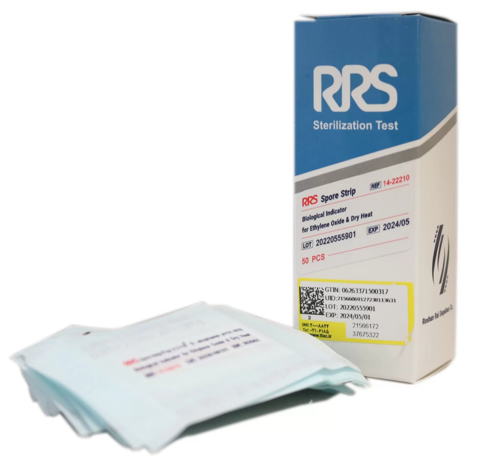 EO Sterilization Spore Strips