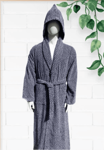 cotton Terry towel Bathrobe - Non-Velvet