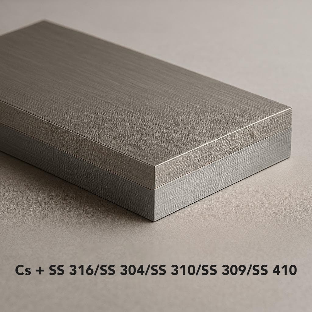 combine the strength of carbon steel