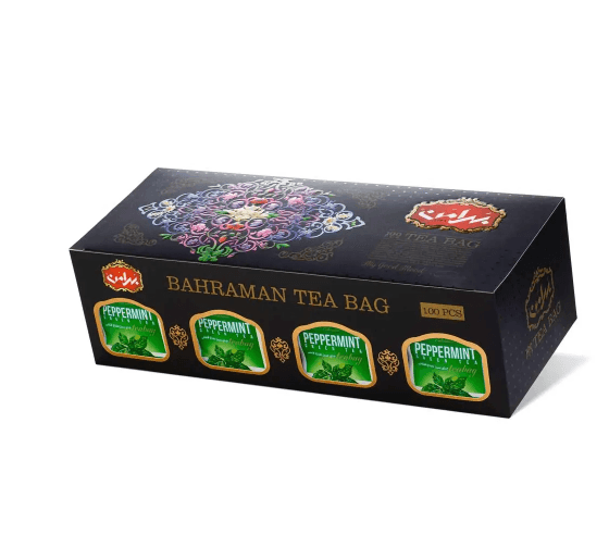 Peppermint Green Tea, 100 Tea Bags