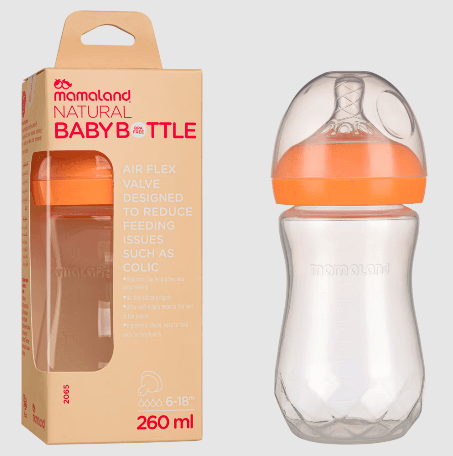 MamaLand natural classic baby bottle - 260ML
