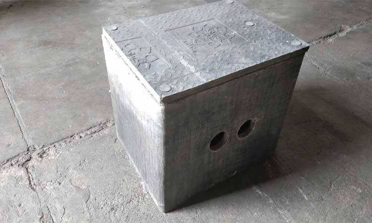 3D Hybrid Composite Manhole Box Heavy-Duty Reinforced