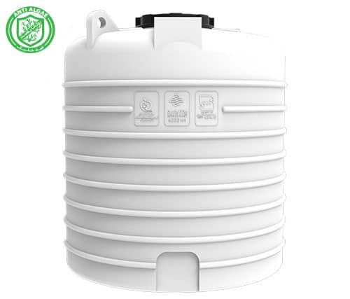 High standing 10,000 liter plastic water tank