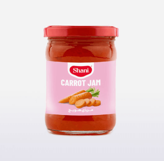 Carrot Jam in Glass Jar