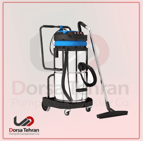 Three-Motor Wet & Dry Industrial Vacuum Cleaner ALVAND Model