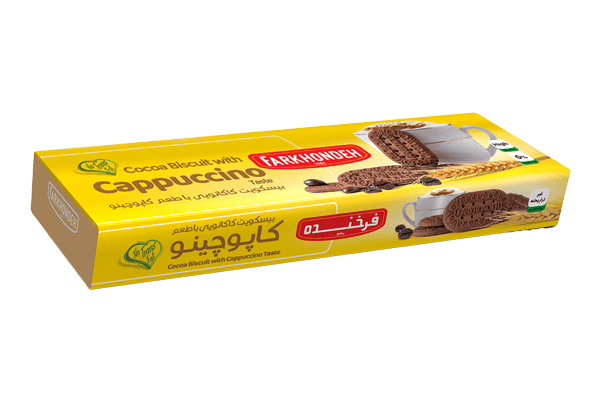 Farkhondeh Cocoa Biscuit with Cappuccino Taste - 130gr