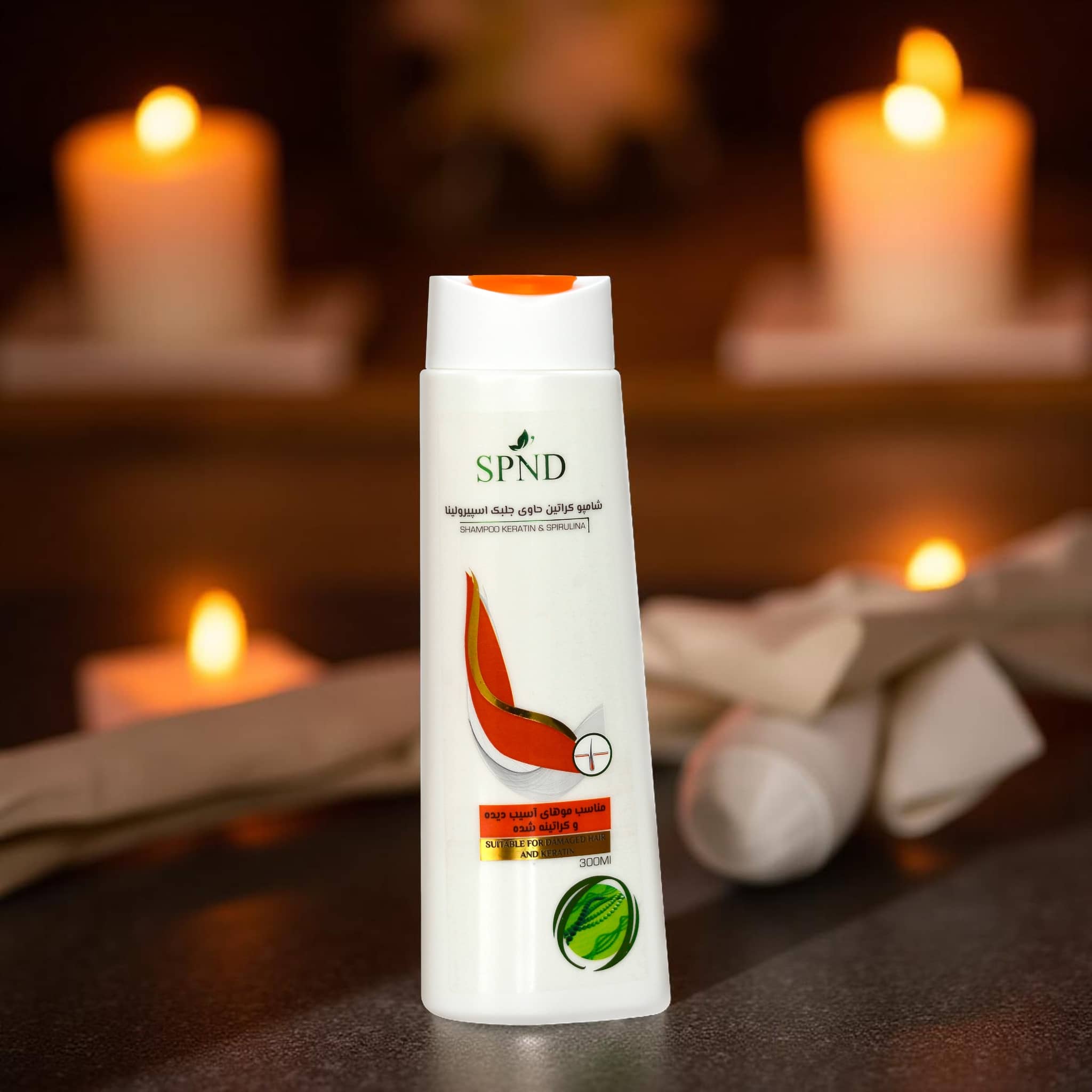 SPND Keratin & Spirulina Repair Shampoo Nutrient-Rich Strengthening Formula