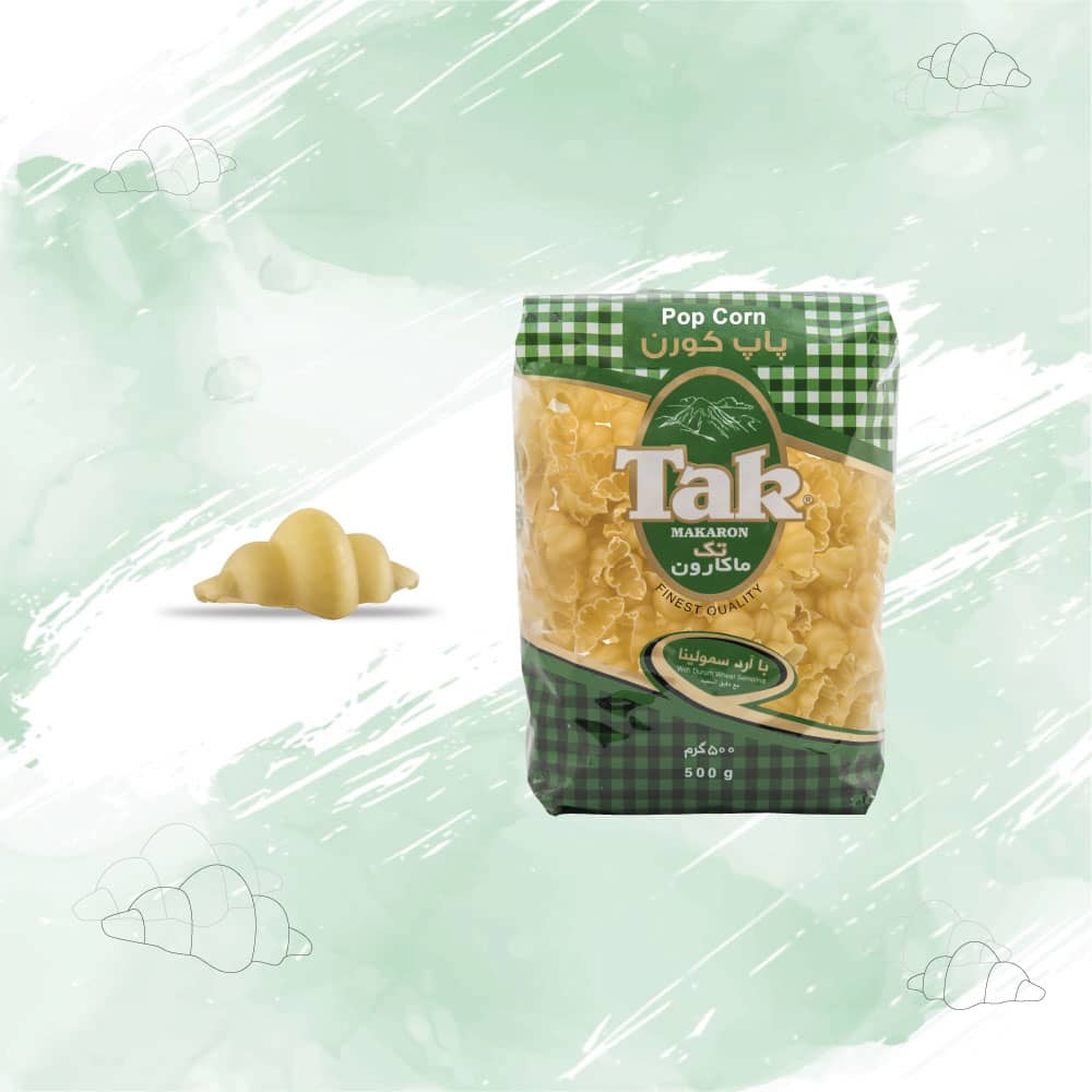 Tak Makaron Popcorn Shaped Pasta