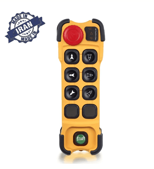 RichWave TF-601 / TF-602 6-Button Single-Speed Overhead Crane Remote Control Transmitter