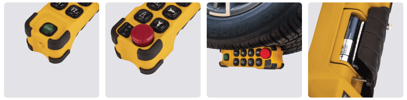 RichWave TF-RX/601A / TF-RX/602A 6-Button Single-Speed Overhead Crane Remote Control System