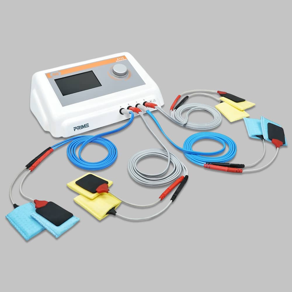 Quad-Channel Physiotherapy Electrical Stimulator