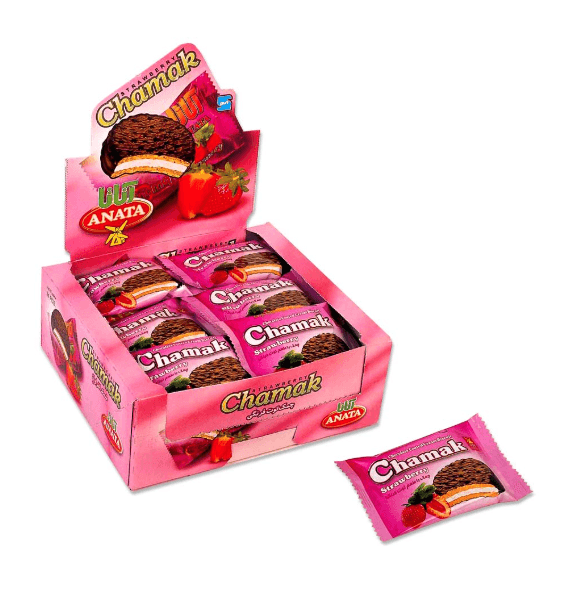 Chamak Strawberry Biscuit Box Pack