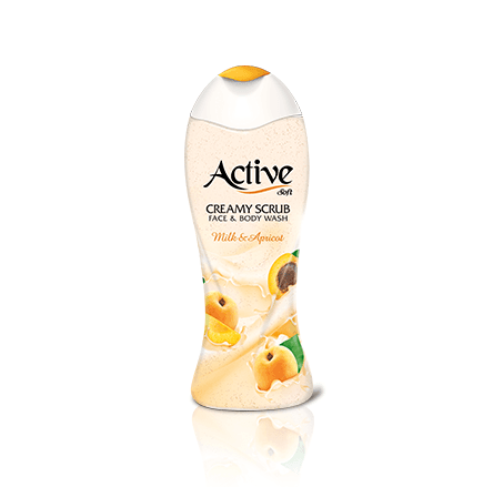 Active Creamy Scrub Face And Body Shampoo 400gr