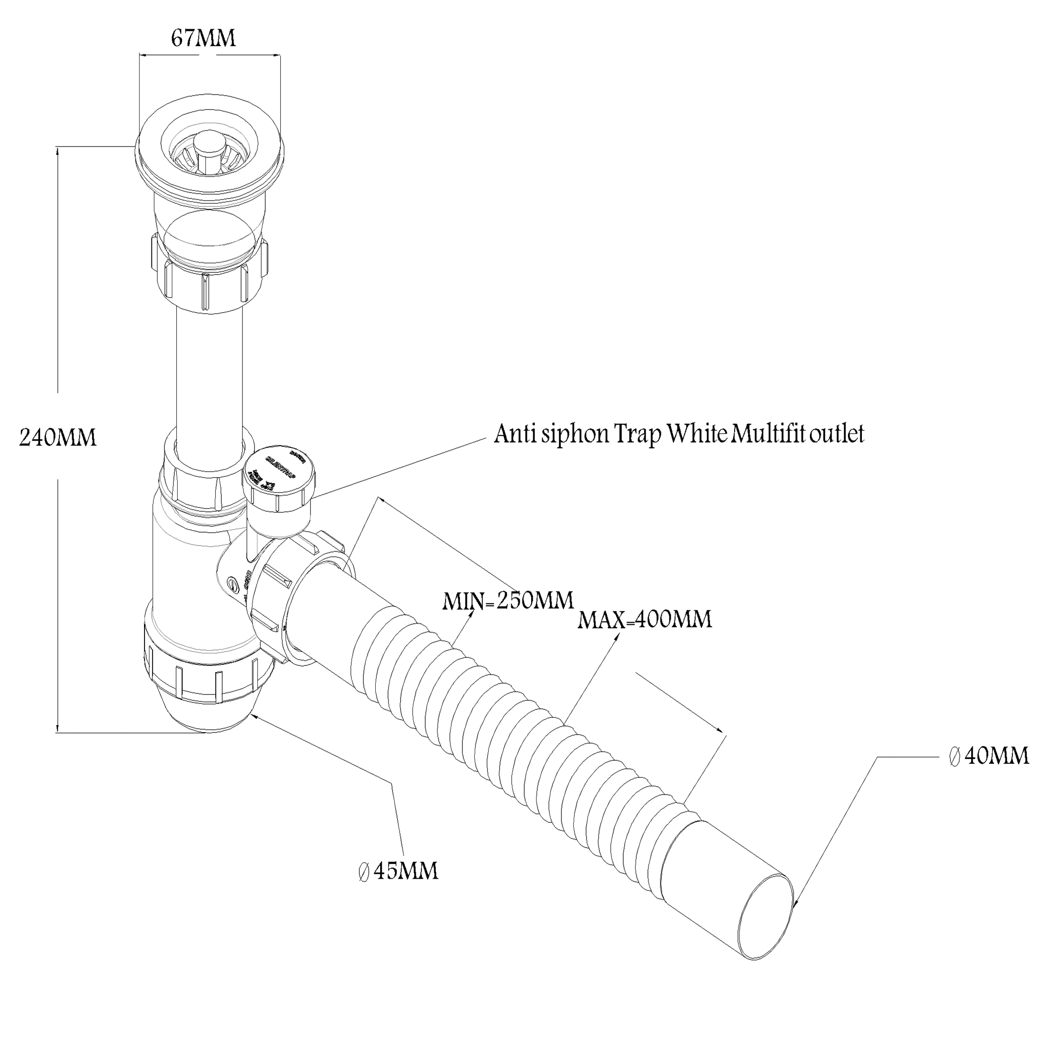 Small Tank Siphon - Silent Trap