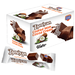 Lamiyan Cocoa Cream Coated Wafer - Display Carton