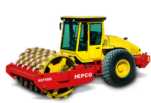 HEPCO Sheep Foot Vibratory Roller - Heavy Soil Compaction Application