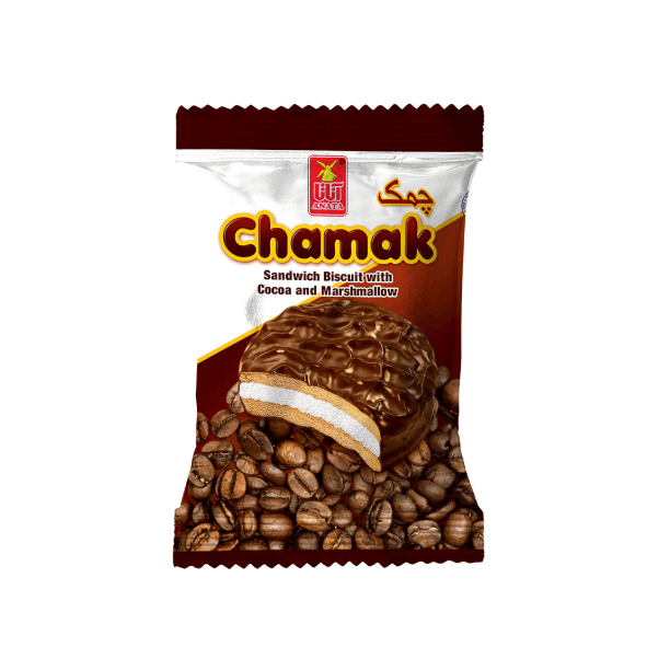 Chamak Chocolate Coated Cream Biscuits Strawberry, Coffee, Hazelnut, Lemon