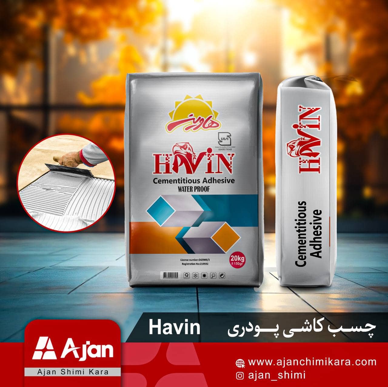Havin Powder Tile Adhesive