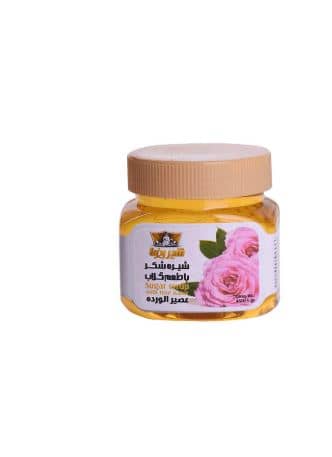 Shirreza Traditional Rose Water Flavored Sugar Syrup for Desserts and Beverages 450g