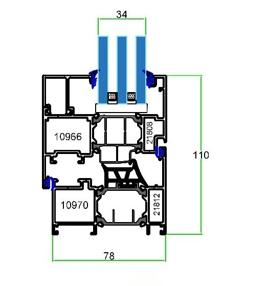 thermal break door and window system