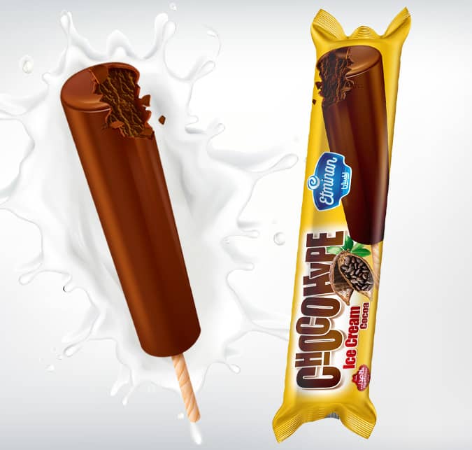 Eminan Coated Stick Ice Cream Coffee & Vanilla Flavors