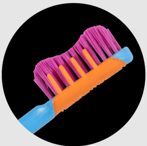 HiDent Comfort clean soft-medium toothbrush with cap