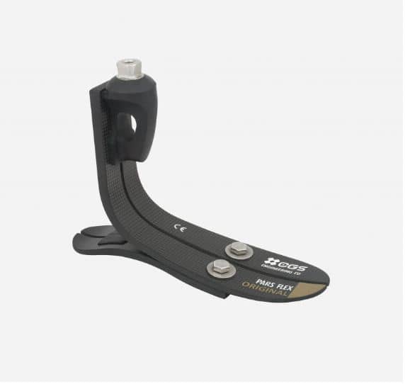 Pars Flex advanced carbon prosthetic foot are produced using carbon fiber composite