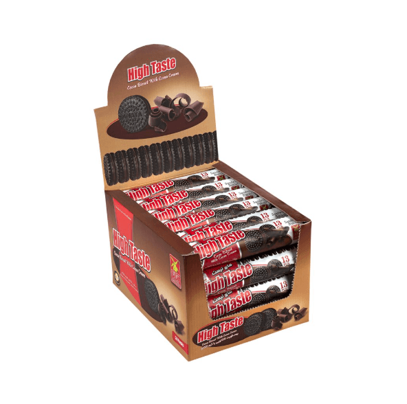 High Taste Cocoa Sandwich Biscuit with Cocoa Cream Filling