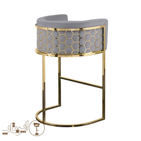 Open Rose Gold Jack Chair - Luxury Rose-Gold Metal Frame, Ergonomic Seating & Hydraulic Adjustment