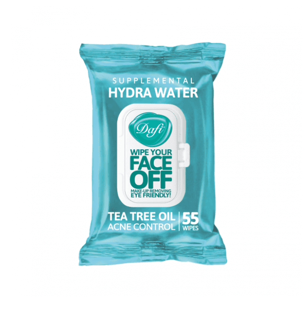 Hydra Water Makeup Remover Wet Wipes with Lid, 55 Sheets