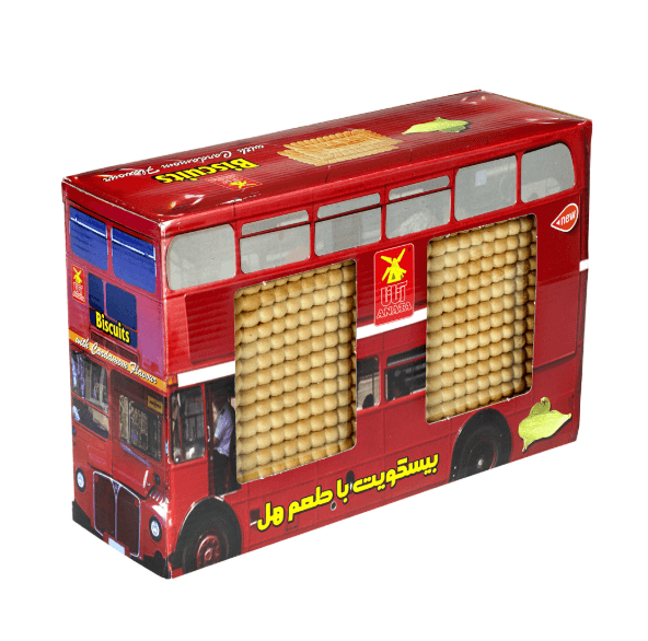 Cardamom Bus-Shaped Biscuit