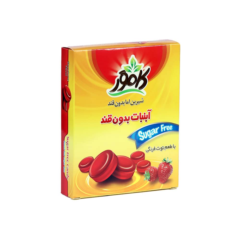 Kamvar Sugar-Free & Diet Peach Hard Candy - 130g