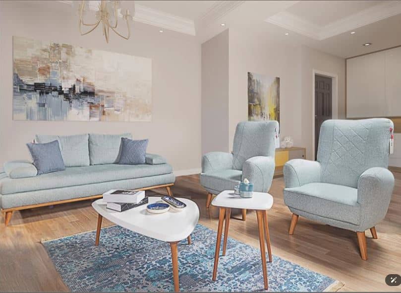 MASINA Adjustable Sectional Sofa ,Plywood Frame & High-Resilience Polyurethane Foam