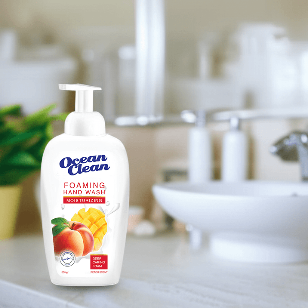 Ocean Clean Peach Foaming Hand Wash Moisturizing 500g