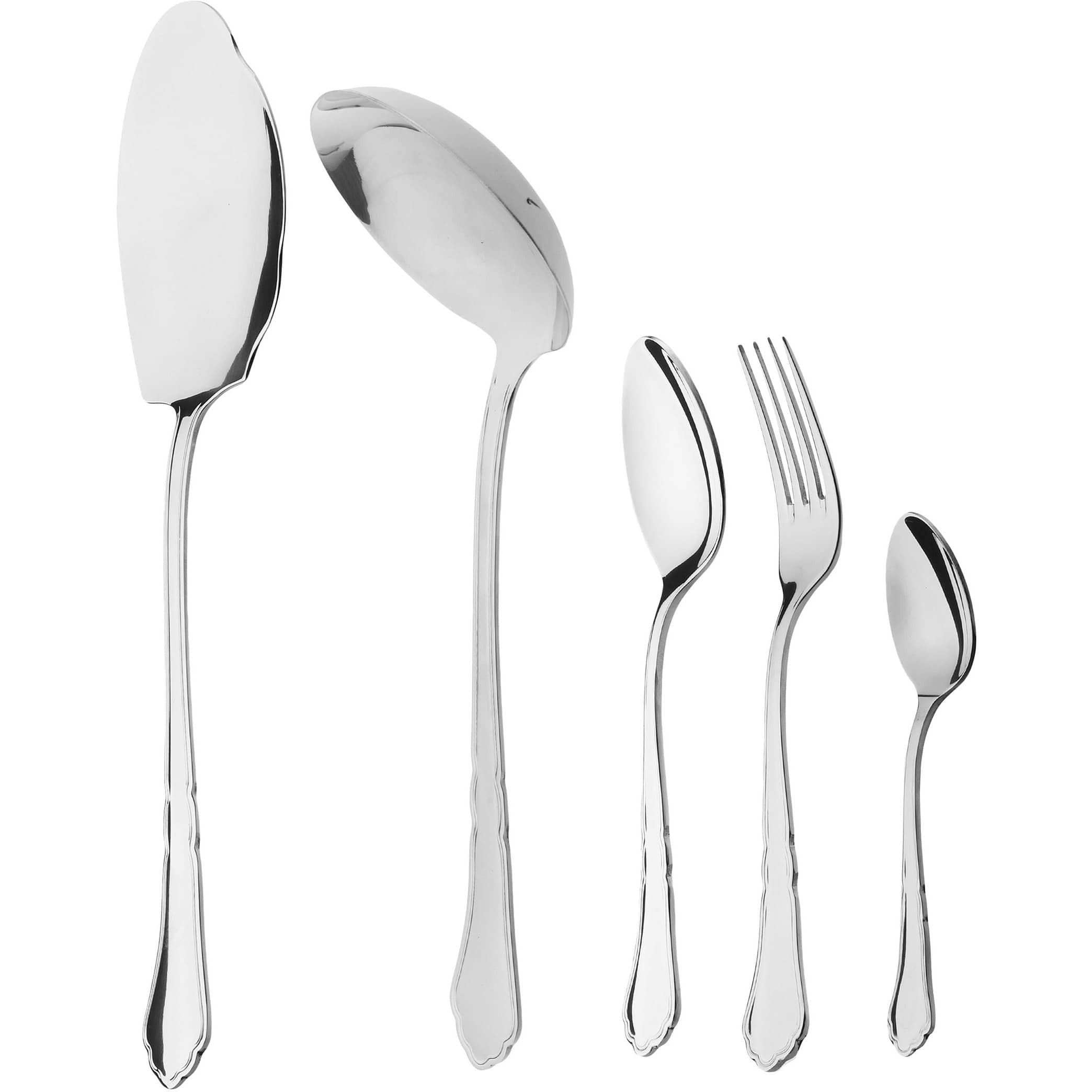 Pasha Verona 32-Piece 18/10 Stainless Steel Cutlery Set