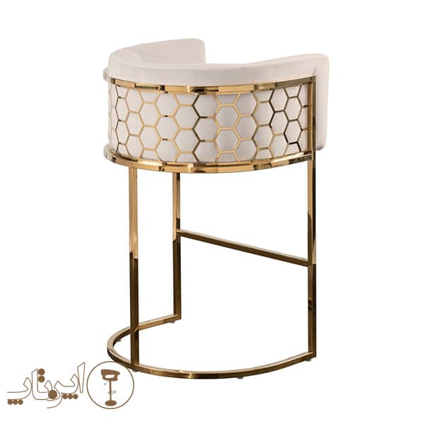Open Rose Gold Jack Chair - Luxury Rose-Gold Metal Frame, Ergonomic Seating & Hydraulic Adjustment