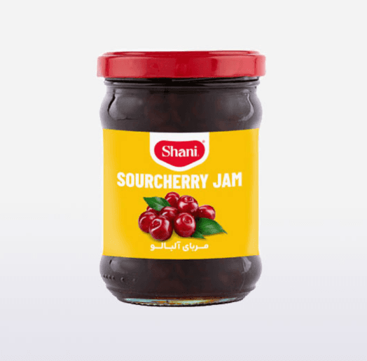 Jar Sour cherry Jam Rich in Vitamins A, B, C and Essential Minerals