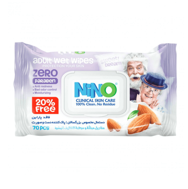 Fruit-Scented Hand & Face Wet Wipes 70 Sheets