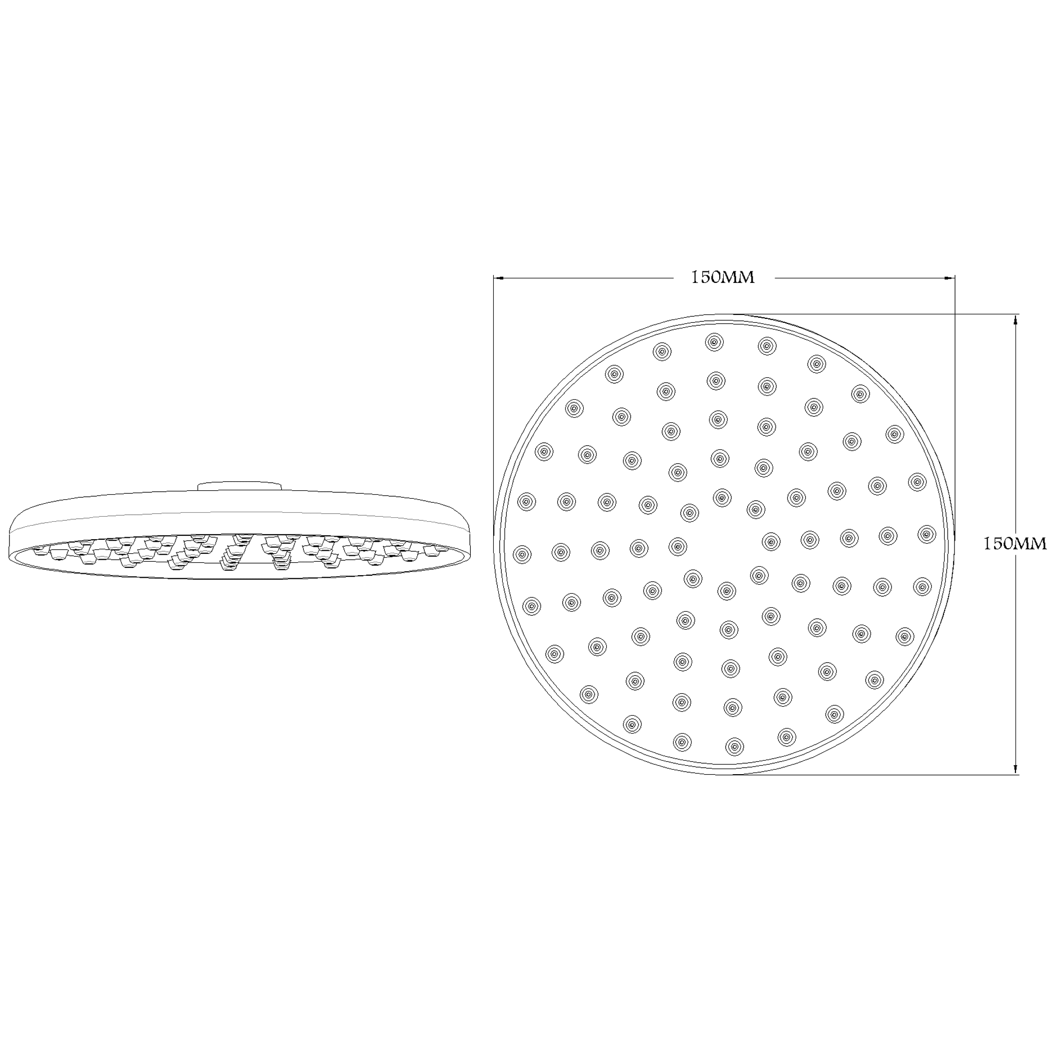 Rotatory shower head