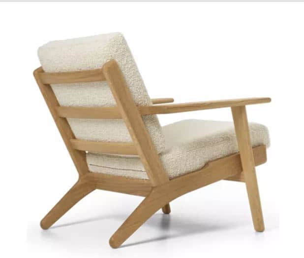 Zed Design Tiva Wooden Comfort Armchair with Solid Natural Beech Wood