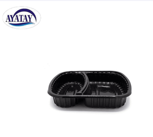 Disposable 2/3-compartment PP plastic food container